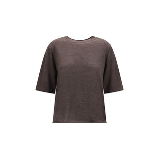 Loulou De Saison Brown Cashmere T-Shirt