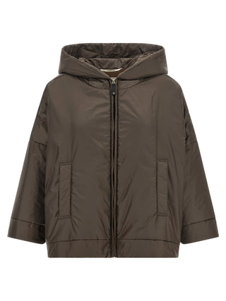 Max Mara Brown Polyester Shell Jacket