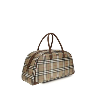 Burberry Check Cotton Travel Bag