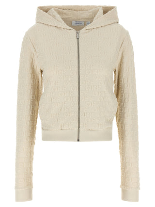 Off-White Beige Cotton Sweatshirt