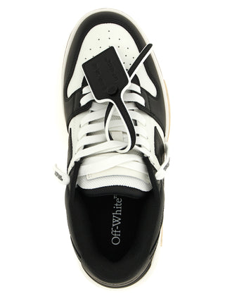 Off-White Bicolor Calfskin Low Top Sneakers