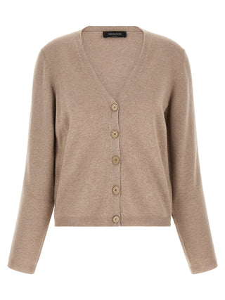 Fabiana Filippi Beige Virgin Wool Cardigan