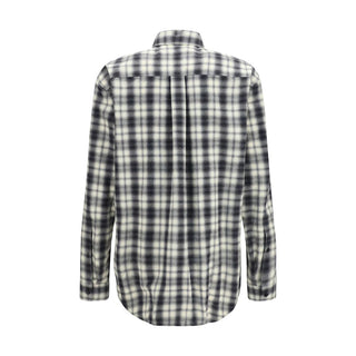 Balenciaga Checked Cotton Flannel Shirt