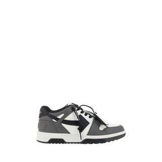 Off-White Multicolor Calf Leather Athletic Sneakers