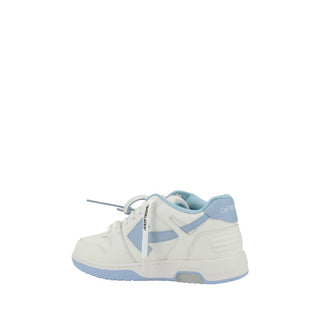 Off-White White Calf Leather Athletic Sneakers