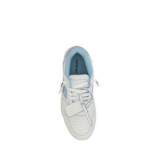 Off-White White Calf Leather Athletic Sneakers