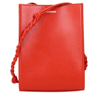 Jil Sander Logo Leather Crossbody Bag