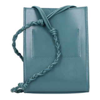 Jil Sander Logo Leather Crossbody Bag