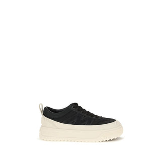 Moncler Black Polyamide Athletic Sneakers