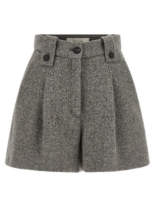 Golden Goose Gray Virgin Wool Bermuda Shorts