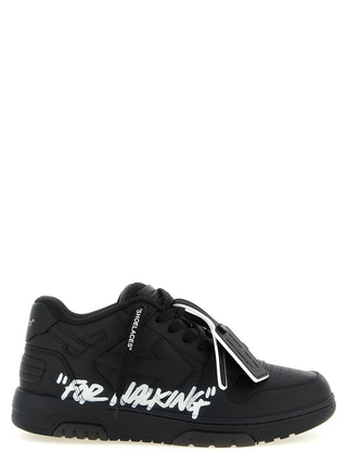 Off-White Bicolor Calfskin Low Top Sneakers