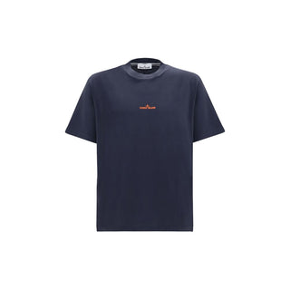Stone Island Blue Cotton Sportswear