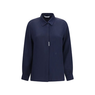 Max Mara Blue Silk Shirt