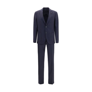 Lardini Blue Wool Oves Aries Two-Piece Suit