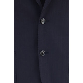 Lardini Blue Wool Oves Aries Two-Piece Suit