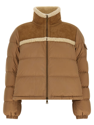 Moncler Beige Polyester Full-Length Jacket