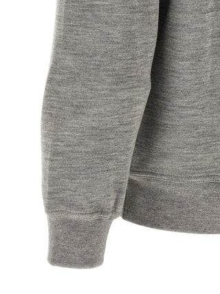 Brunello Cucinelli Gray Cashmere Sweatshirt
