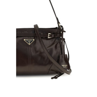 Prada Brown Calf Leather Handbag