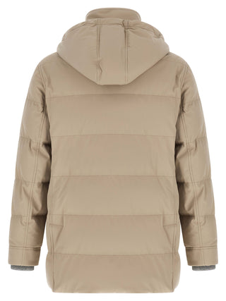 Brunello Cucinelli Beige Polyamide Parka