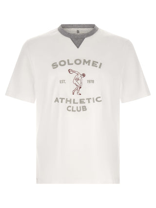 Brunello Cucinelli White Cotton T-Shirt