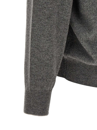 Brunello Cucinelli Gray Cashmere Cardigan