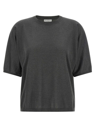 Brunello Cucinelli Gray Cashmere Cardigan