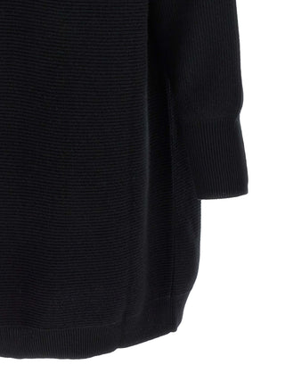 Brunello Cucinelli Black Virgin Wool Short Dress