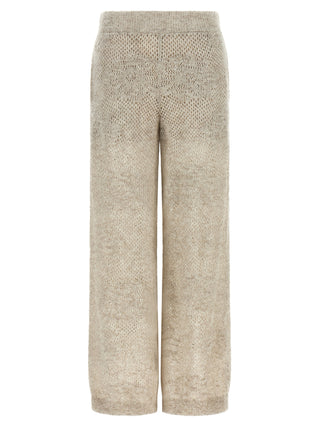 Brunello Cucinelli Beige Nylon Casual Pants