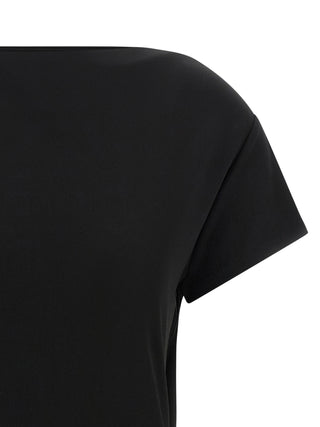 Jacquemus Black Viscose Short Dress