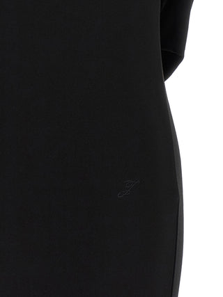 Jacquemus Black Viscose Short Dress