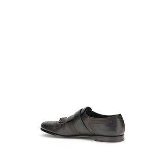 Church's Black Calf Leather Slip-On Loafers