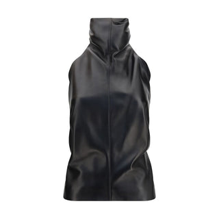 Khaite Rone Plongé Leather Top