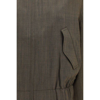 Ganni Bicolor Wool Oves Aries Bomber