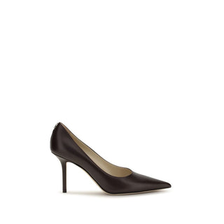 Jimmy Choo Brown Calf Leather High Heel Pumps