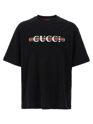 Gucci Black Cotton T-Shirt