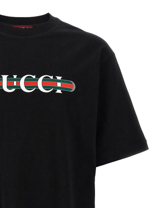 Gucci Black Cotton T-Shirt