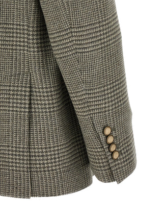 Brunello Cucinelli Bicolor Wool Blazer