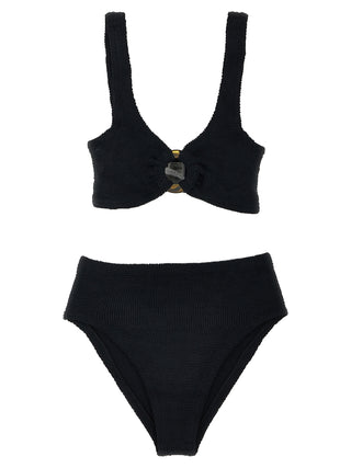 Hunza G Black Nylon Bikini