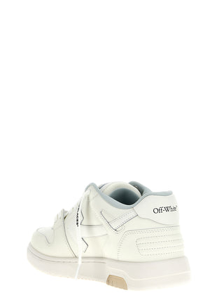 Off-White Bicolor Bovine Leather Sneakers