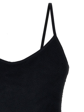 Hunza G Black Polyamide One-Piece Swimsuit