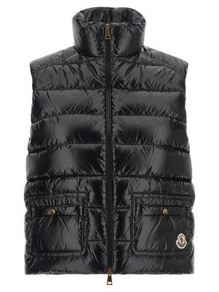 Moncler Black Polyamide Sleeveless Jacket