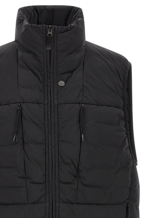 Stone Island Black Polyamide Sleeveless Jacket