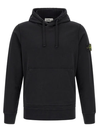 Stone Island Black Cotton Sweatshirt