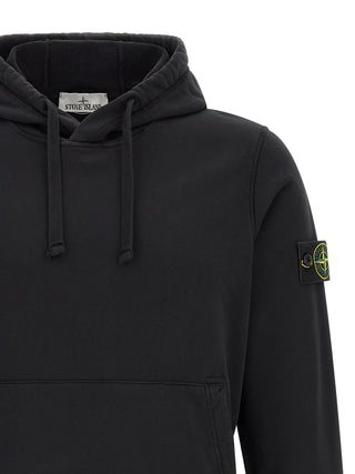 Stone Island Black Cotton Sweatshirt