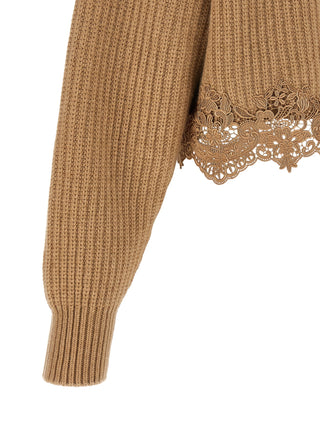 Chloé Beige Wool Cardigan