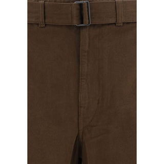 Lemaire Brown Cotton Casual Pants