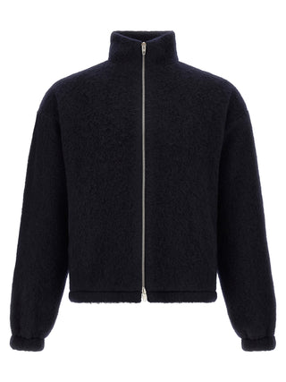Jil Sander Zip Wool Sweatshirt