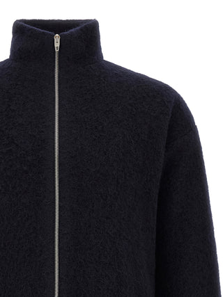 Jil Sander Zip Wool Sweatshirt