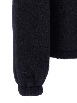Jil Sander Zip Wool Sweatshirt
