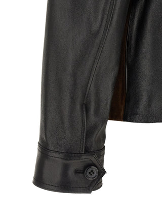 Marni Multicolor Calfskin Leather Jacket